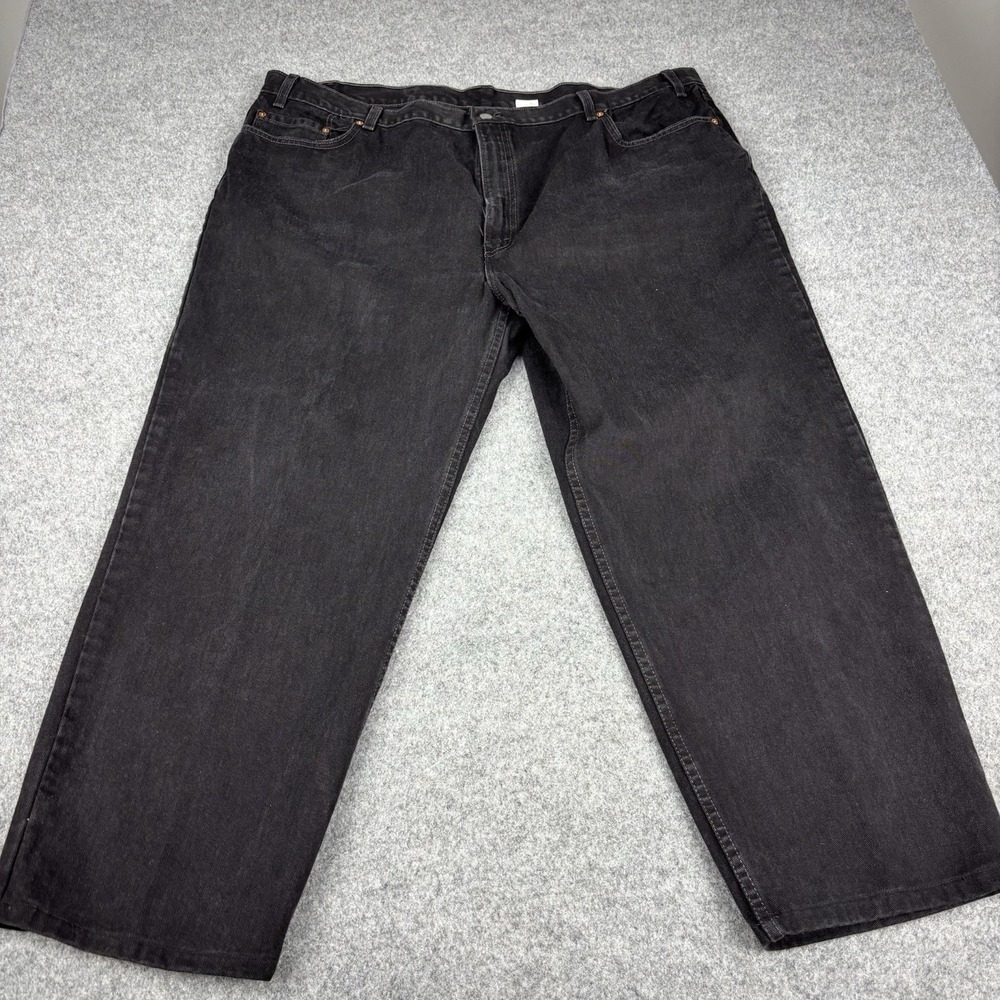 Vintage Levi's 505 Jeans Mens 50x30 (Fits 48x29) Black Relaxed Fit Skater Baggy